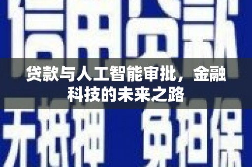 阳城贷款与人工智能审批，金融科技的未来之路