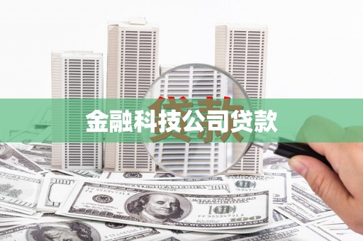 阳城金融科技公司贷款
