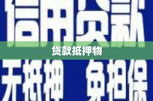 阳城贷款抵押物