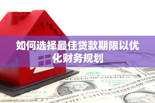 阳城如何选择最佳贷款期限以优化财务规划