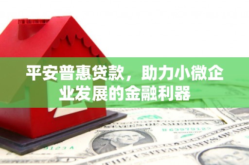 阳城平安普惠贷款，助力小微企业发展的金融利器